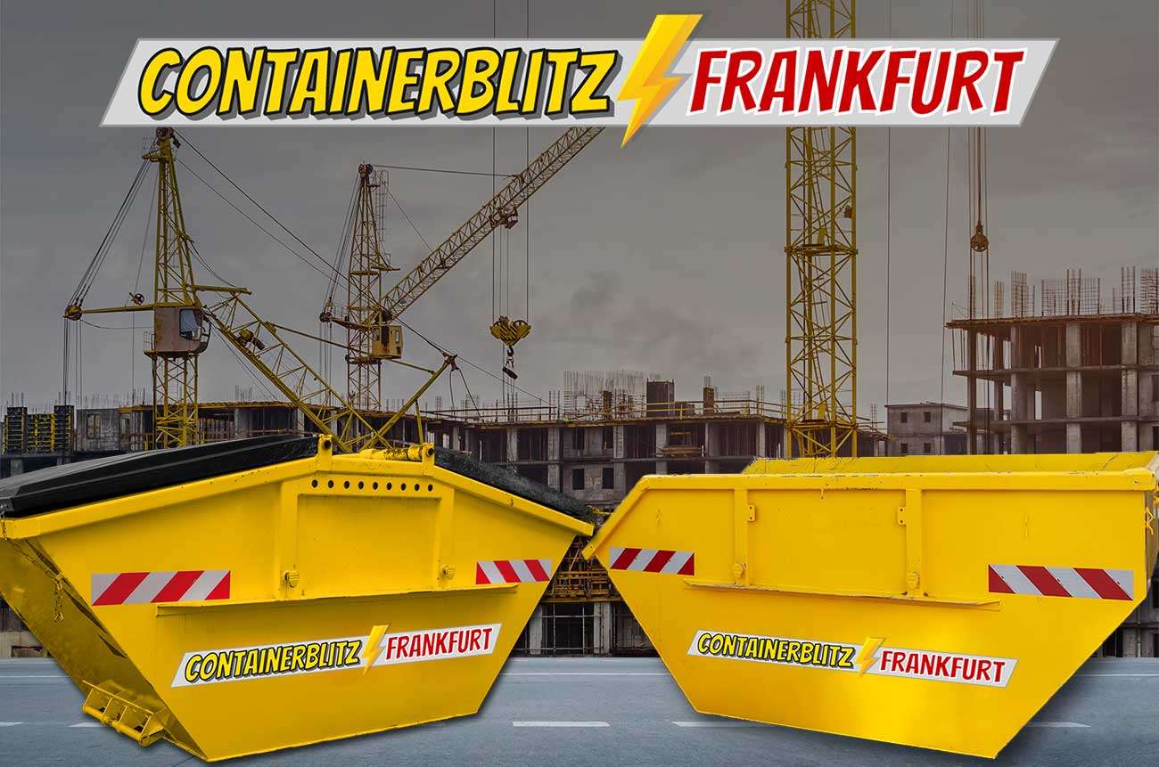 Container für Sperrmüll mit und ohne Deckel in Frankfurt, Frankfurt und Umgebung.