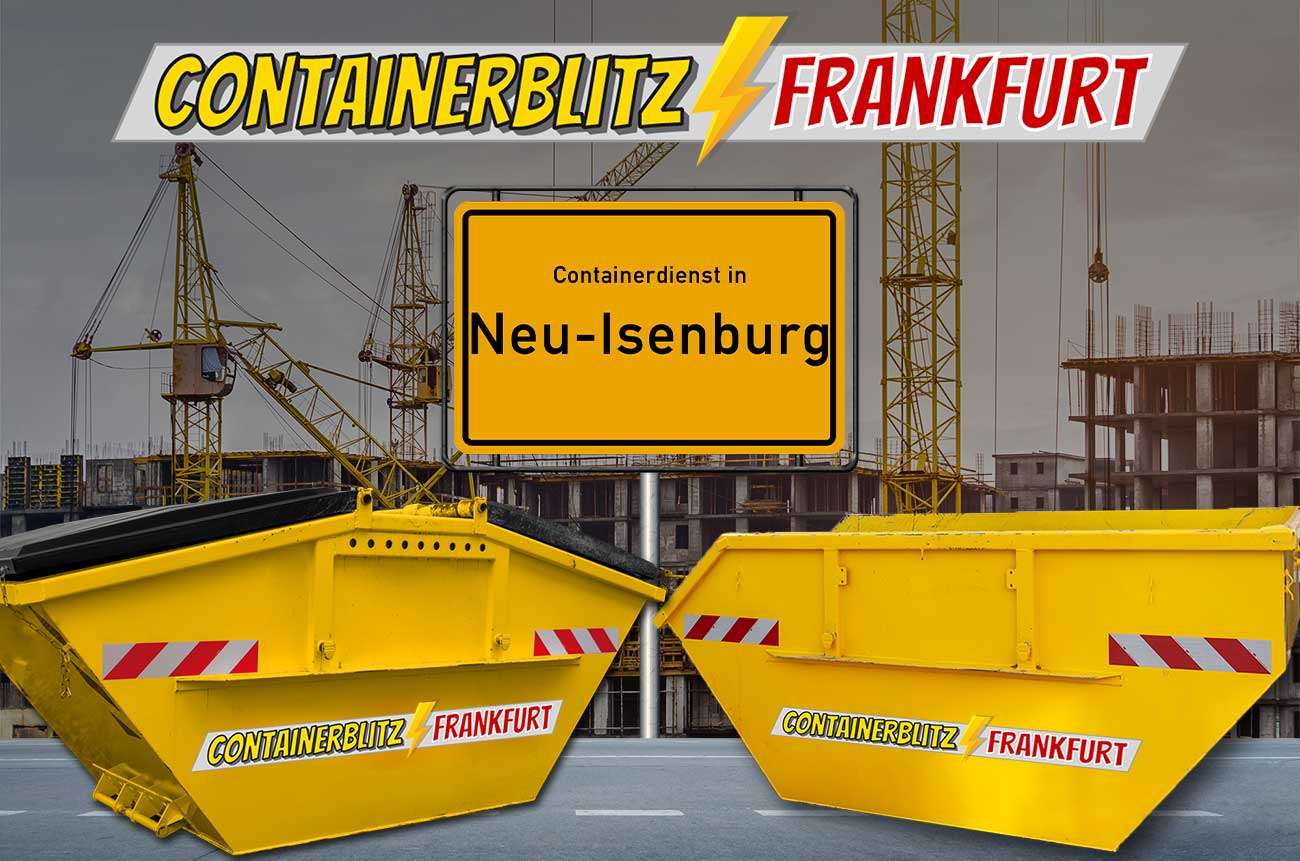 Container für Bauschutt mit und ohne Deckel in Neu-Isenburg