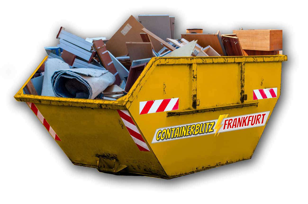 Sperrmüll Container inkl. günstiger Entsorgung in Frankfurt und Umgebung.