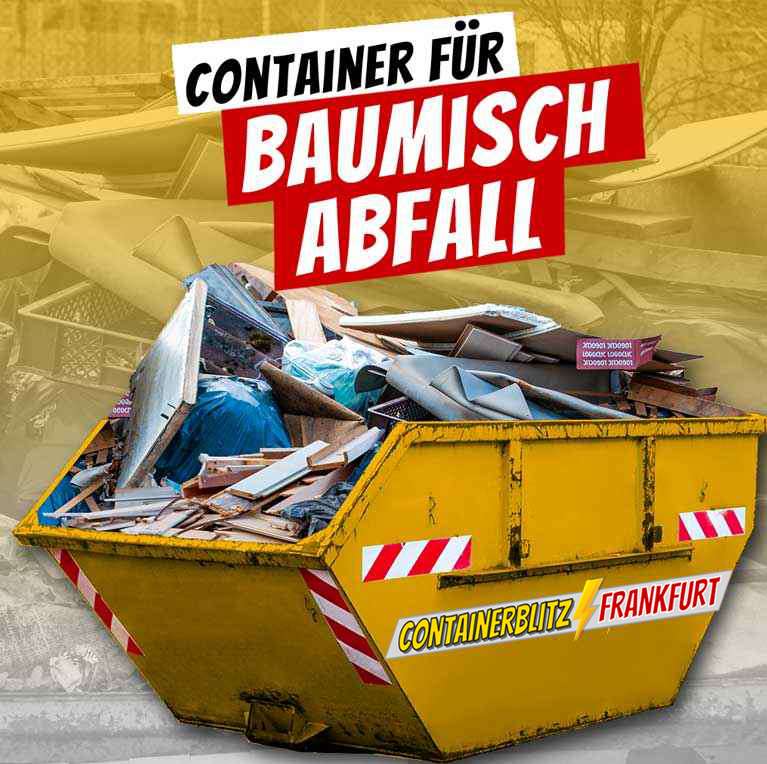 Container für Baumischabfall