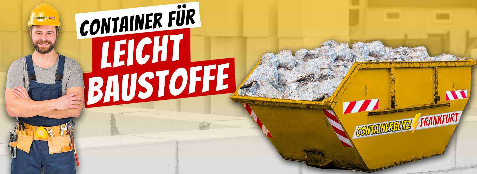 Container für Leichtbaustoffe